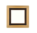 MORGAN | Ceiling lamp | Schwarz-Gold | Metal