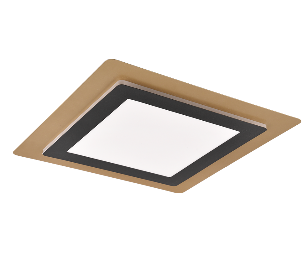 MORGAN | Ceiling lamp | Schwarz-Gold | Metal