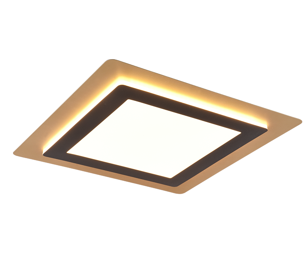 MORGAN | Ceiling lamp | Schwarz-Gold | Metal