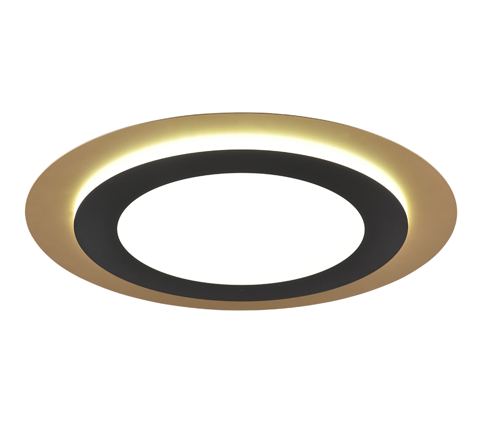 MORGAN | Ceiling lamp | Schwarz-Gold | Metal