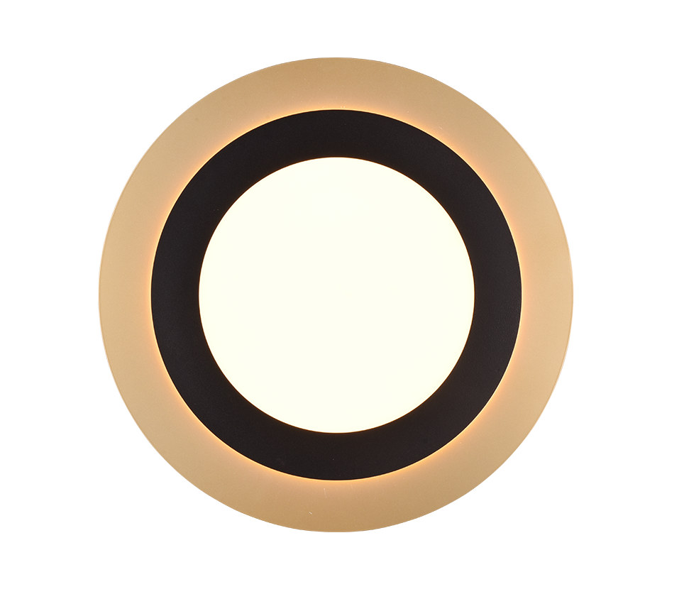 MORGAN | Ceiling lamp | Schwarz-Gold | Metal