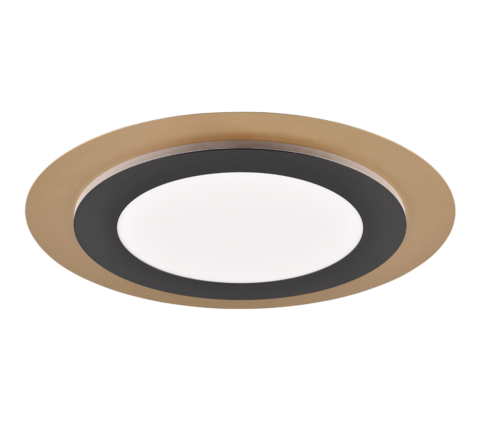 MORGAN | Ceiling lamp | Schwarz-Gold | Metal