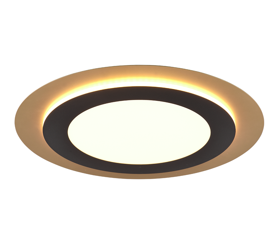 MORGAN | Ceiling lamp | Schwarz-Gold | Metal