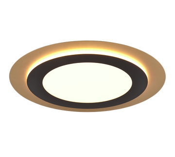 MORGAN | Ceiling lamp | Schwarz-Gold | Metal