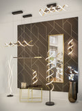 SEQUENCE | Ceiling lamp | Brass mat | Aluminium
