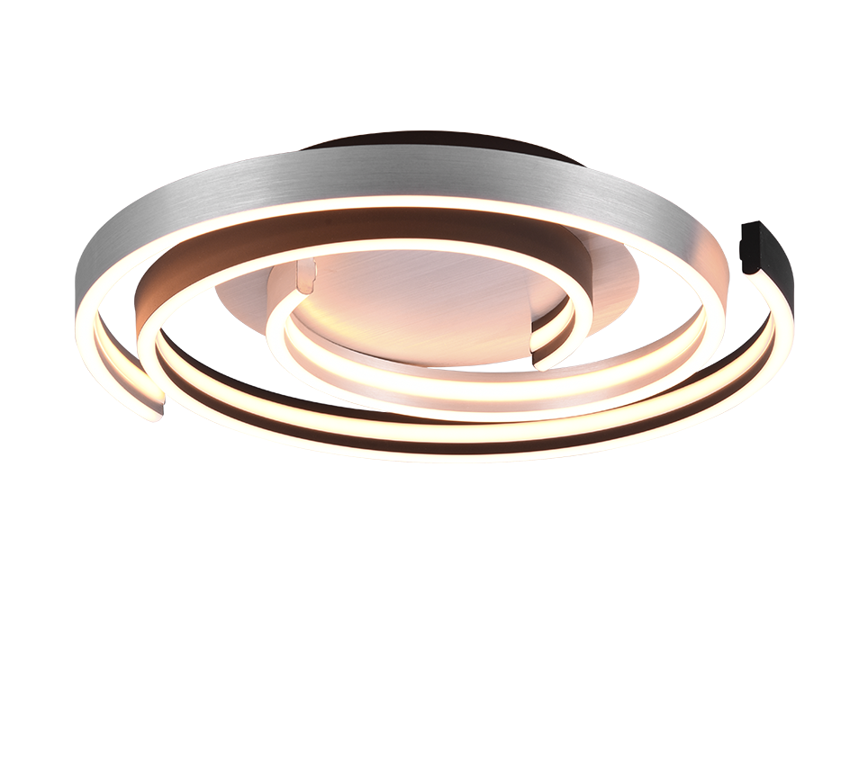 CAYA | Ceiling lamp | Brushed aluminium | Metal