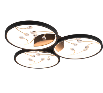 GROOVY | Ceiling lamp | Black mat | Metal