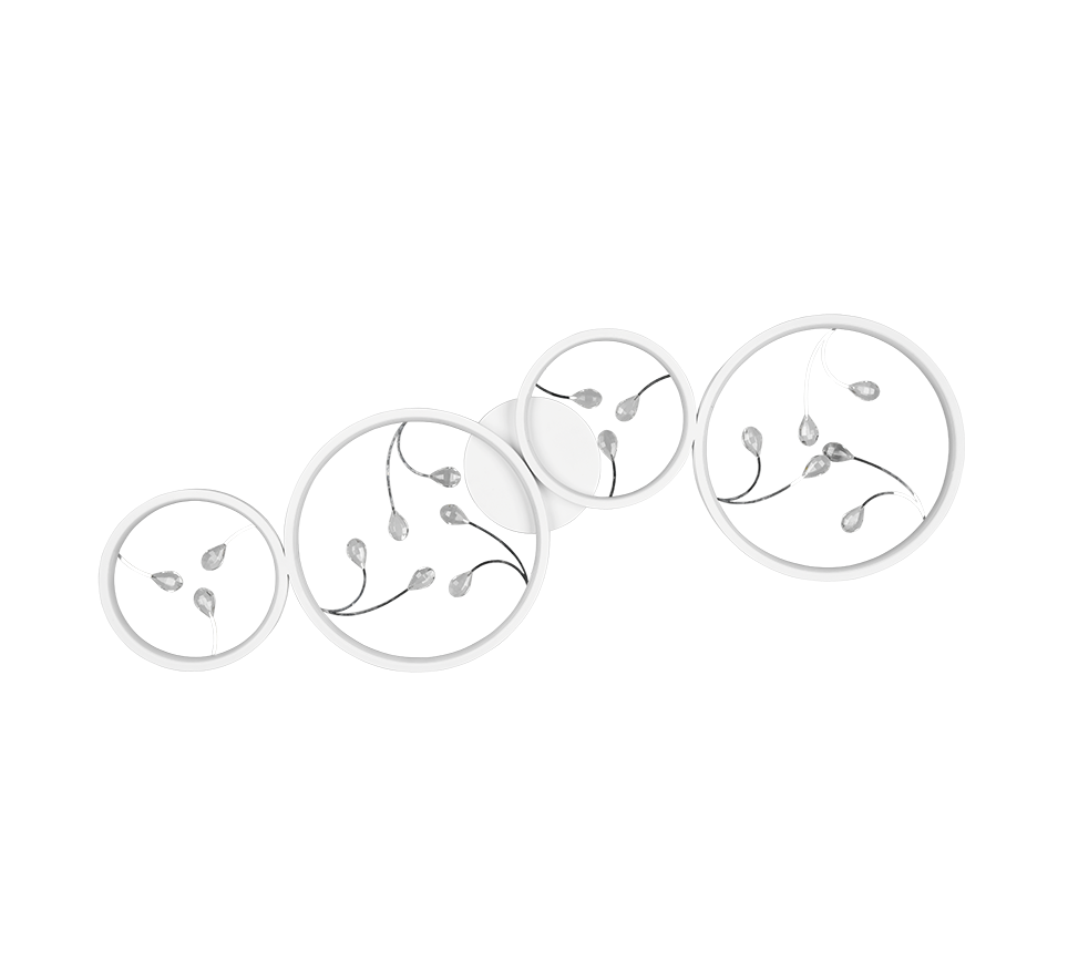 GROOVY | Ceiling lamp | White mat | Metal
