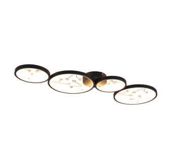 GROOVY | Ceiling lamp | Black mat | Metal
