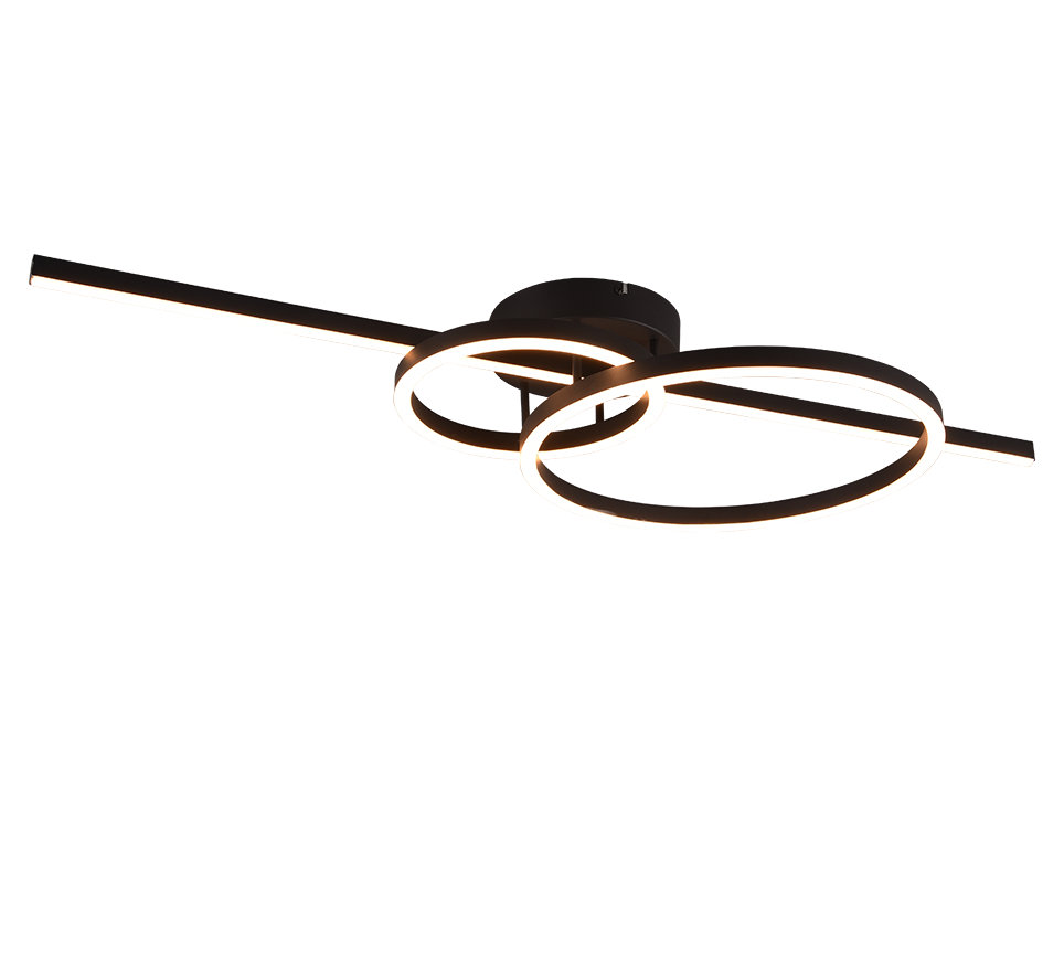 MONTILLA | Ceiling lamp | Black mat | Metal