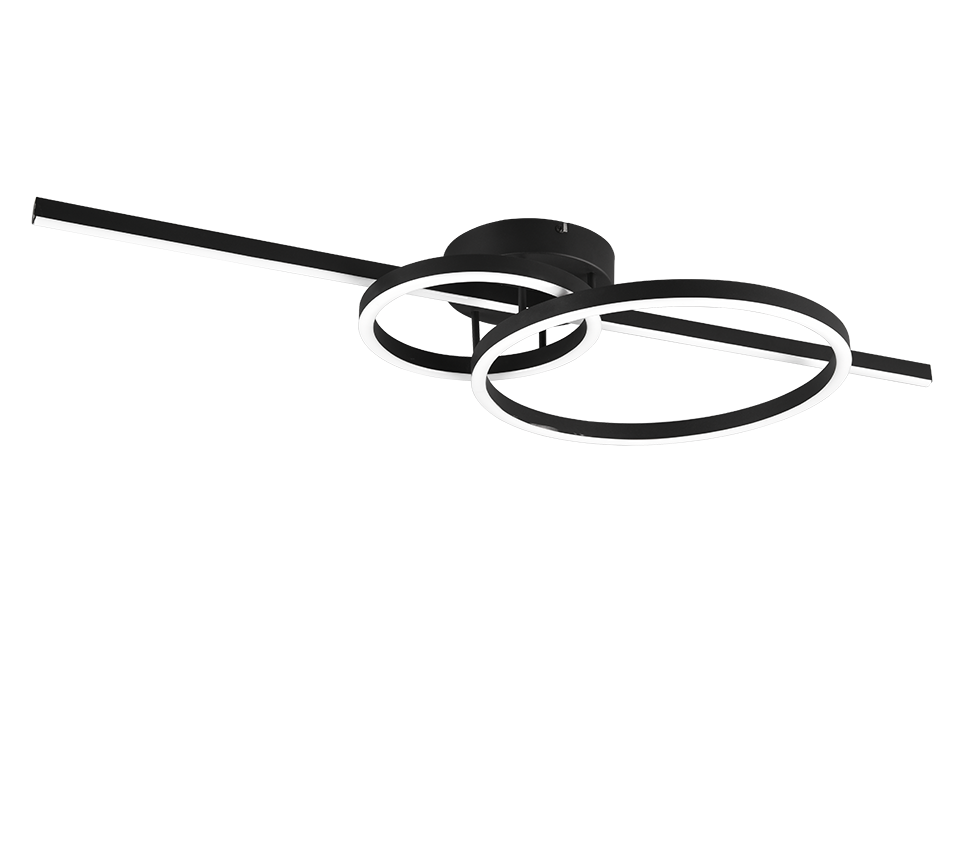 MONTILLA | Ceiling lamp | Black mat | Metal