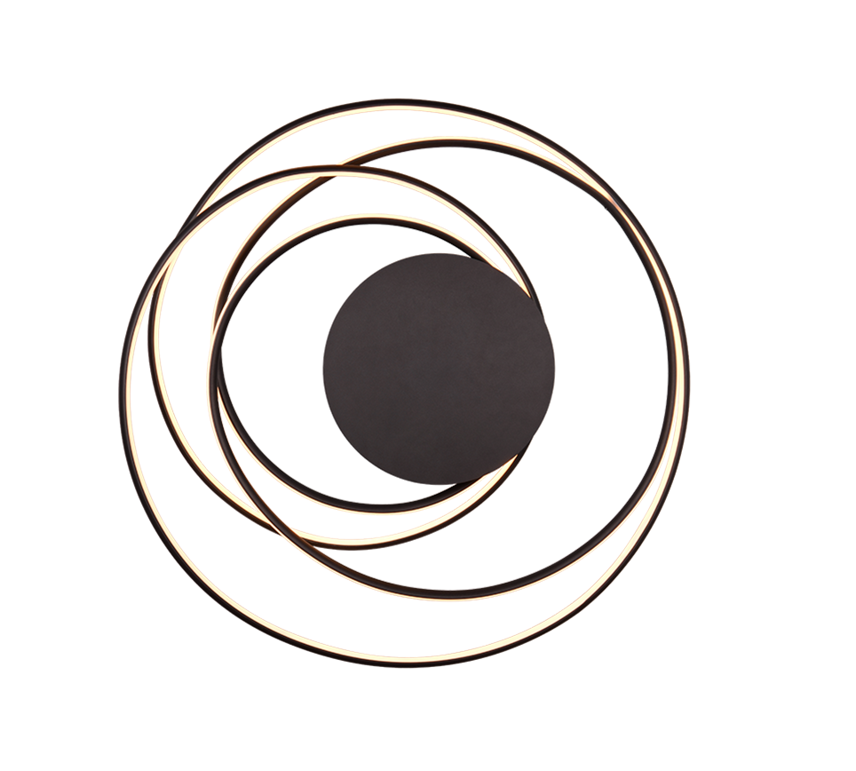 NALA | Ceiling lamp | Black mat | Metal