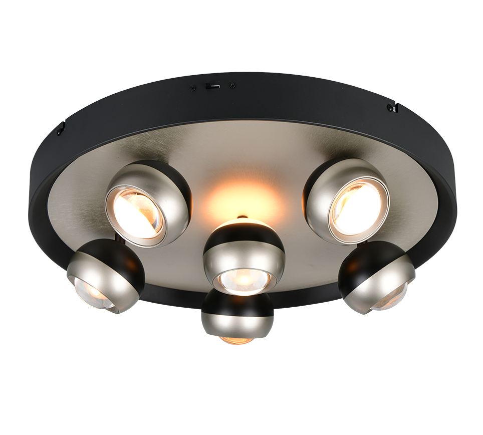 ORBIT | Ceiling lamp | Nickel mat | Metal