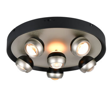 ORBIT | Ceiling lamp | Nickel mat | Metal