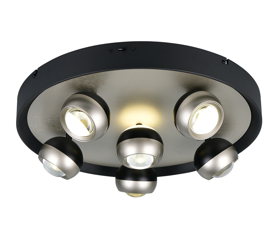 ORBIT | Ceiling lamp | Nickel mat | Metal