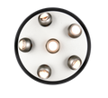 ORBIT | Ceiling lamp | Nickel mat | Metal