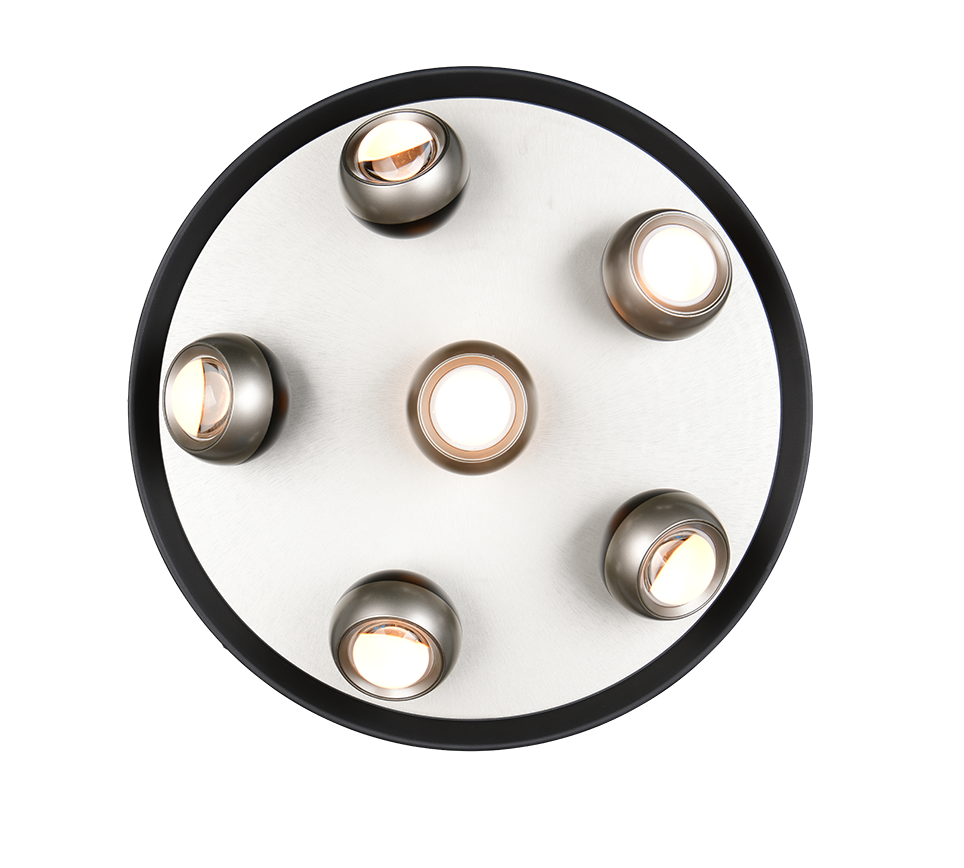 ORBIT | Ceiling lamp | Nickel mat | Metal