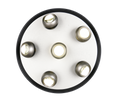 ORBIT | Ceiling lamp | Nickel mat | Metal