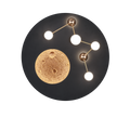 ZODIAC | Ceiling lamp | Black mat | Metal