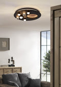 ZODIAC | Ceiling lamp | Black mat | Metal