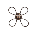 FLY | Ceiling lamp | Black mat | Metal