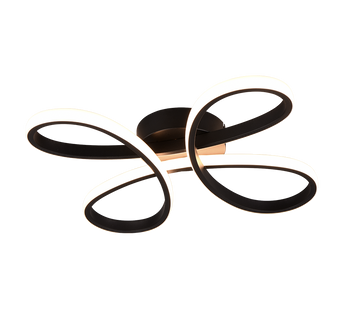 FLY | Ceiling lamp | Black mat | Metal