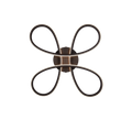FLY | Ceiling lamp | Black mat | Metal
