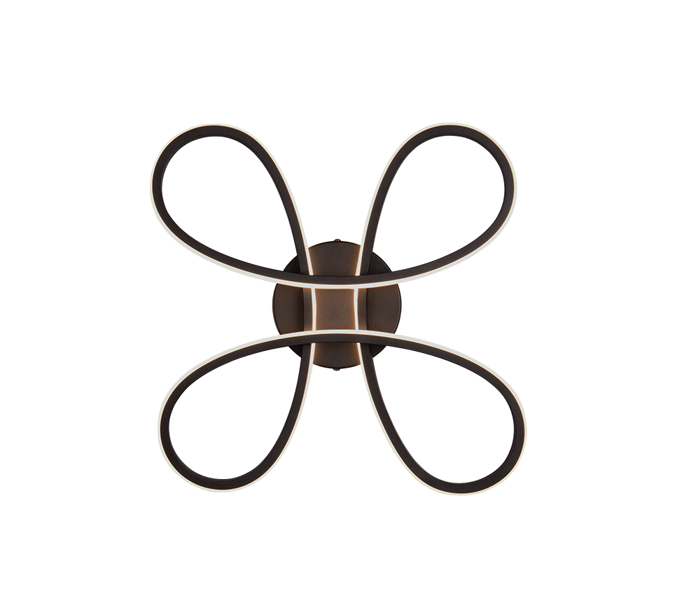 FLY | Ceiling lamp | Black mat | Metal