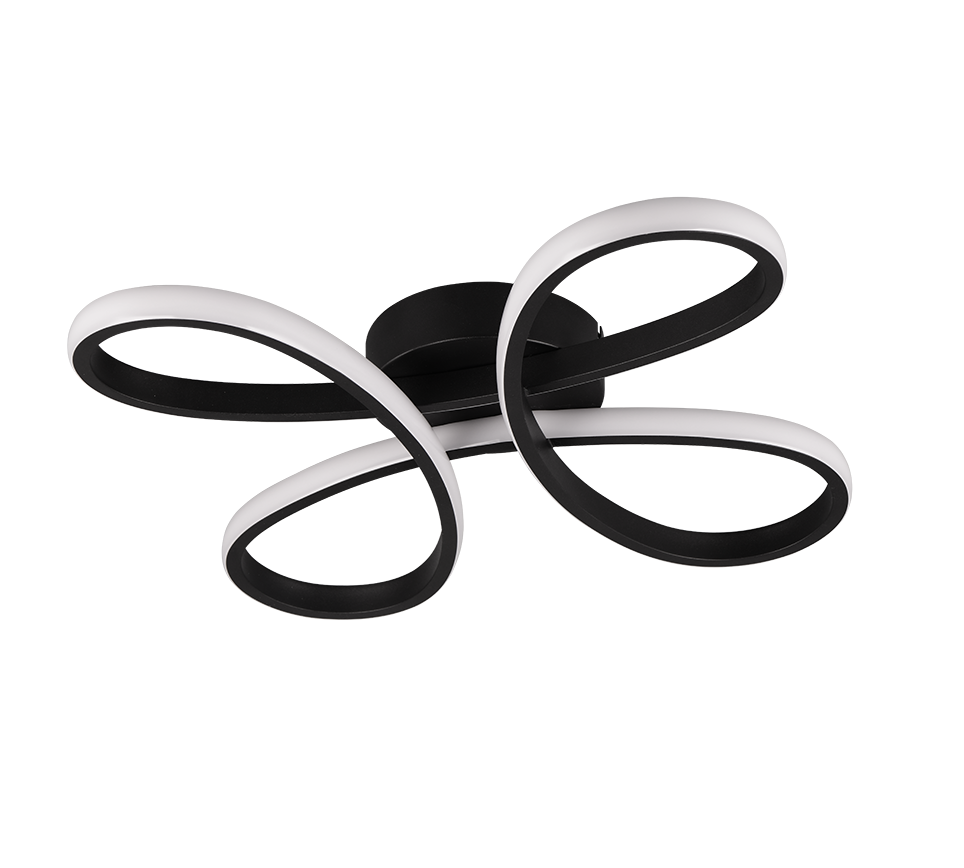 FLY | Ceiling lamp | Black mat | Metal