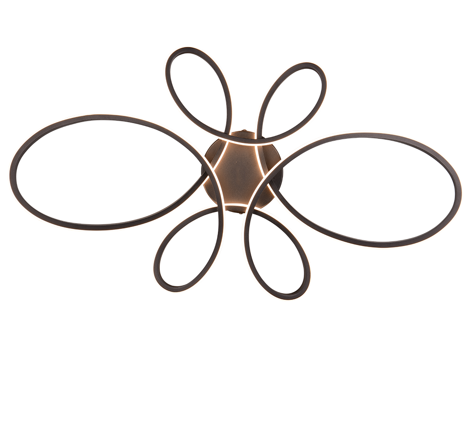 FLY | Ceiling lamp | Black mat | Metal