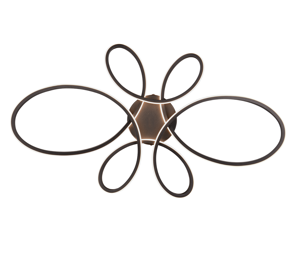 FLY | Ceiling lamp | Black mat | Metal
