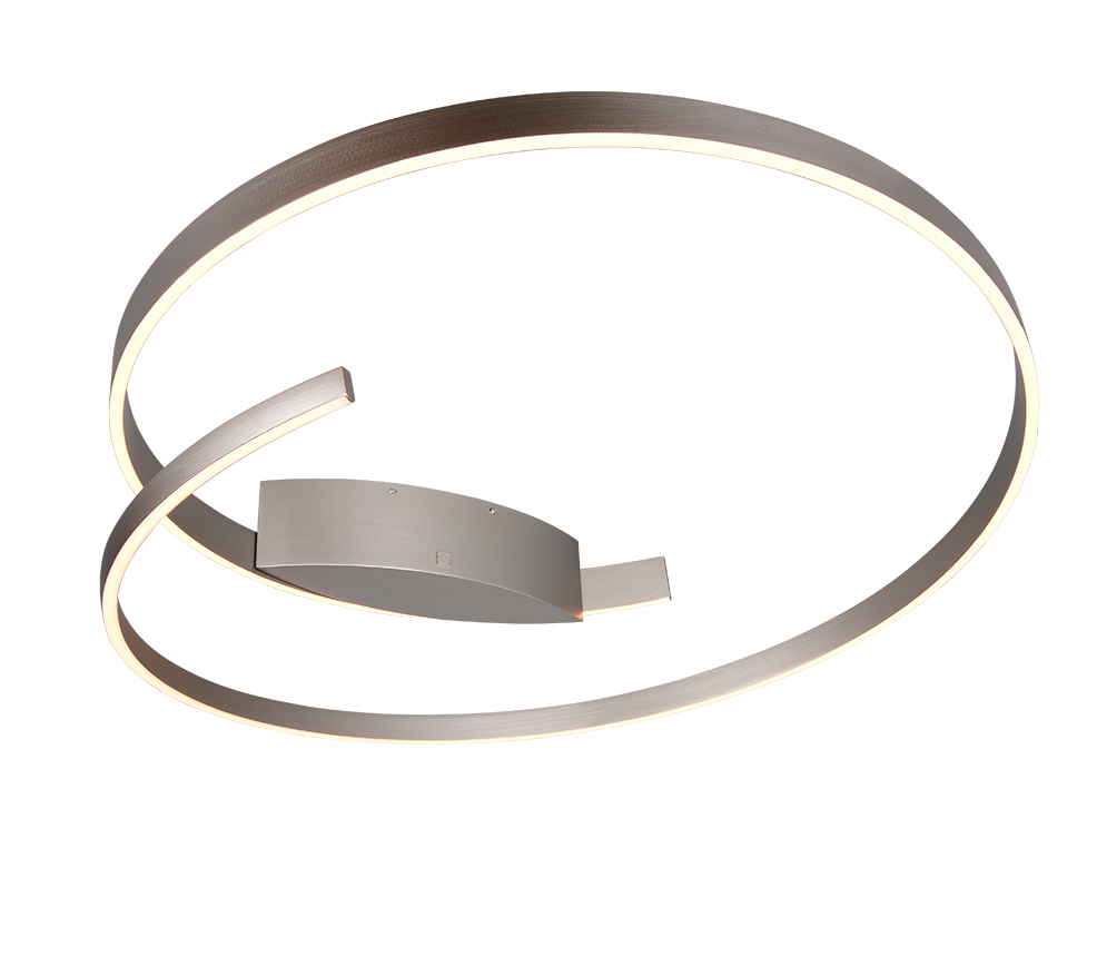 CINARDI | Ceiling lamp | Nickel mat | Metal