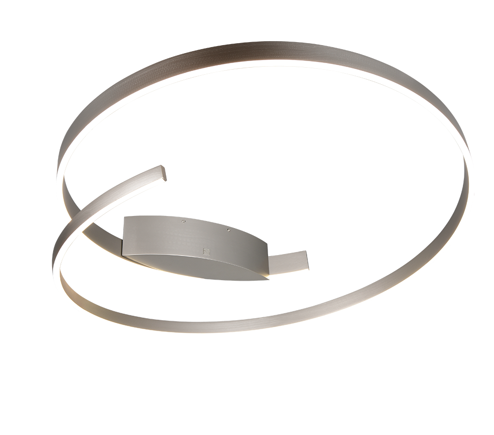 CINARDI | Ceiling lamp | Nickel mat | Metal