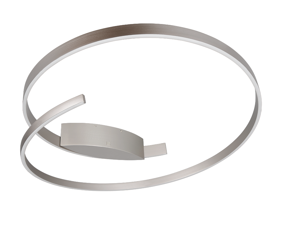 CINARDI | Ceiling lamp | Nickel mat | Metal