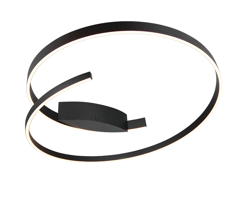 CINARDI | Ceiling lamp | Black mat | Metal
