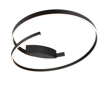 CINARDI | Ceiling lamp | Black mat | Metal