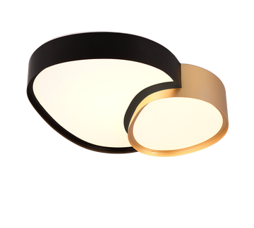 RISE | Ceiling lamp | Schwarz-Gold | Metal