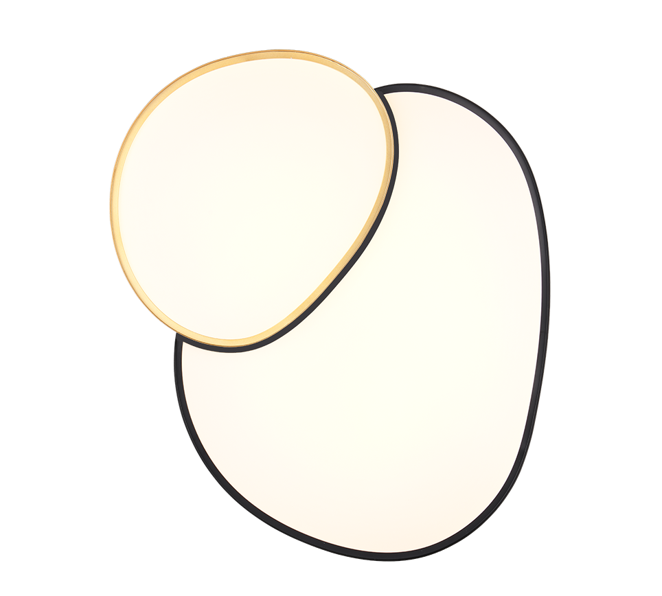RISE | Ceiling lamp | Schwarz-Gold | Metal