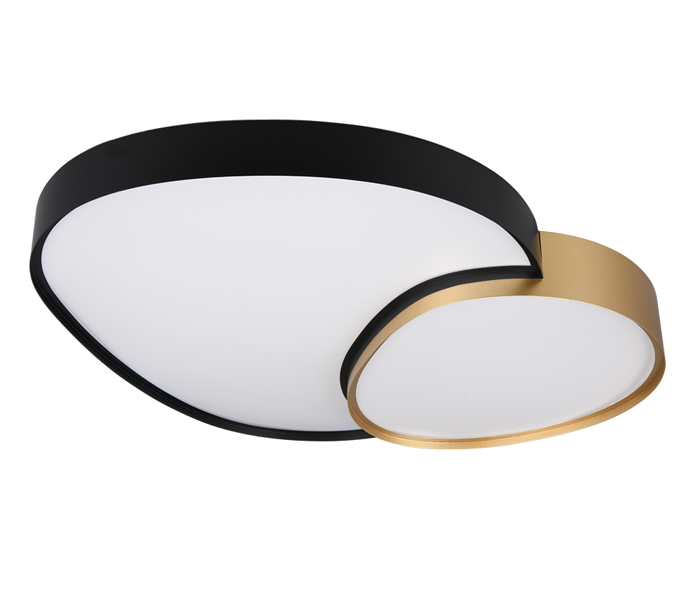 RISE | Ceiling lamp | Schwarz-Gold | Metal