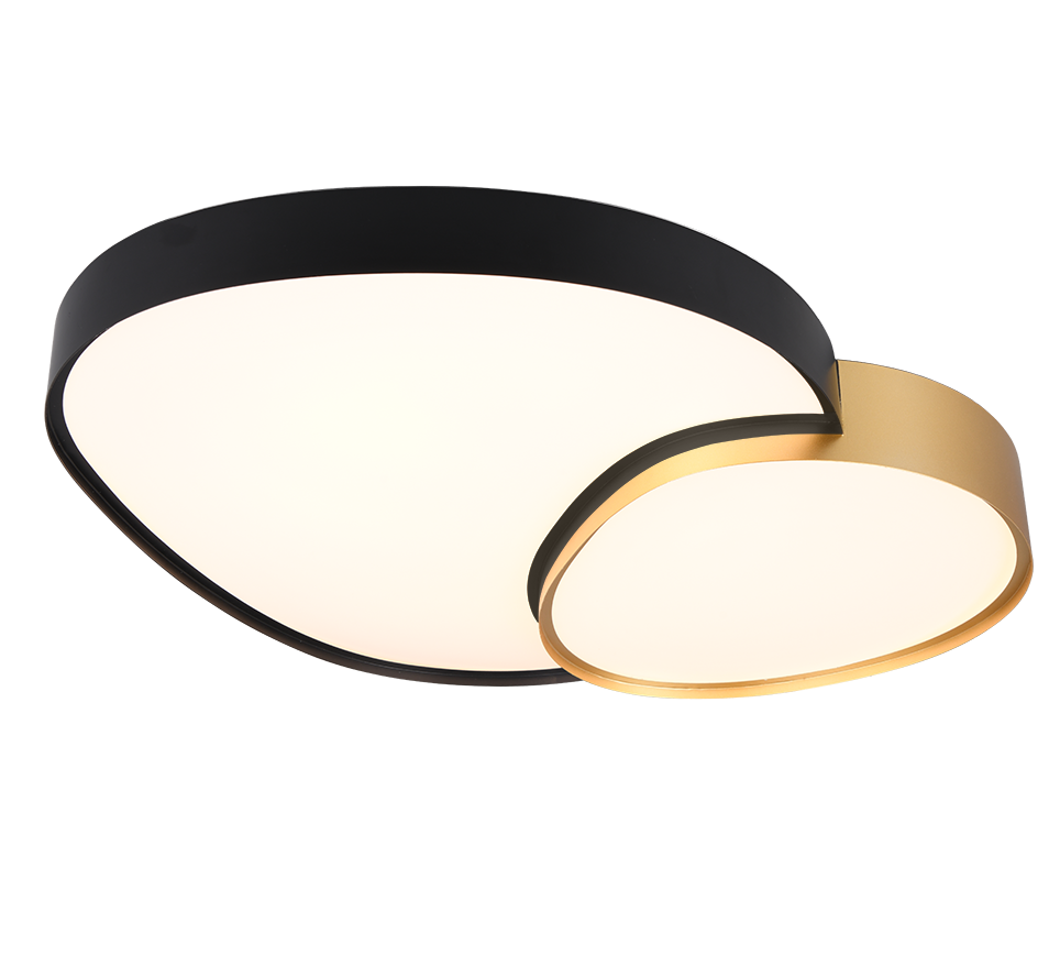 RISE | Ceiling lamp | Schwarz-Gold | Metal