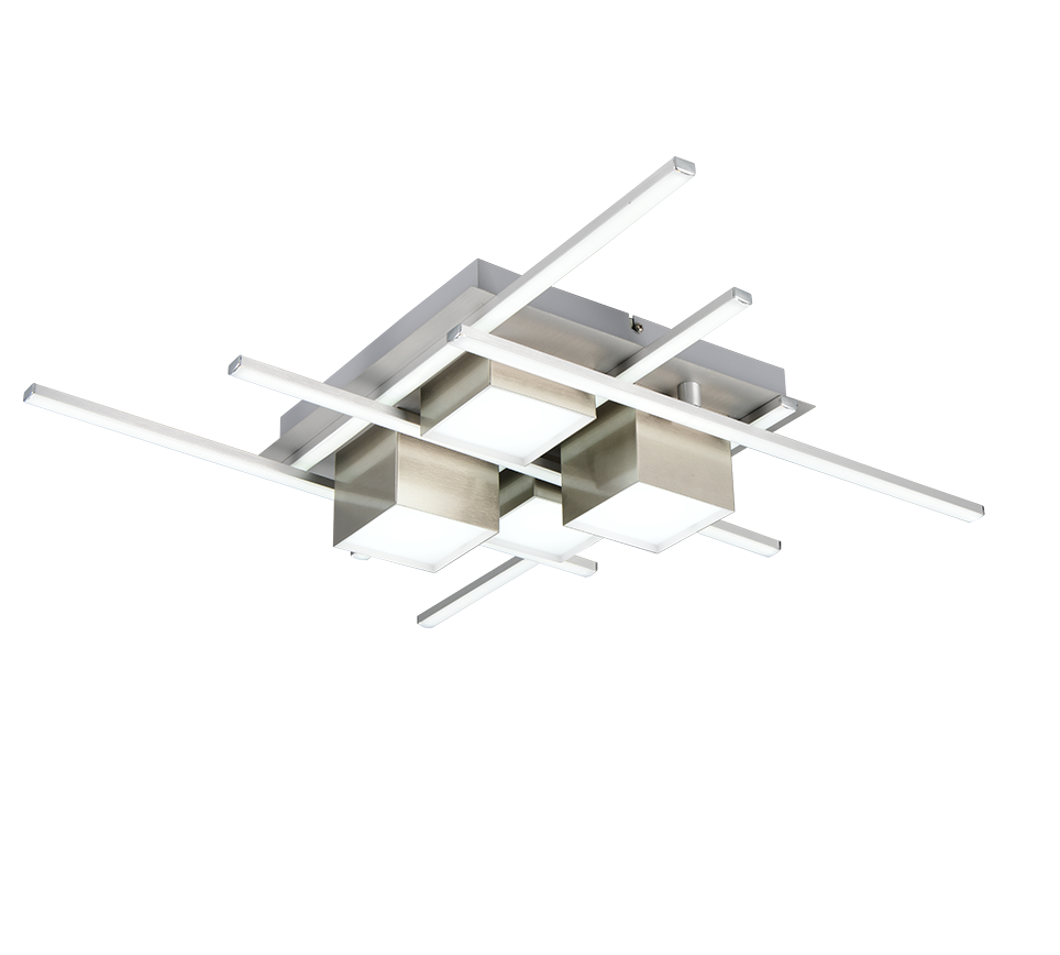 ROGER | Ceiling lamp | Nickel mat | Metal