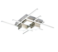 ROGER | Ceiling lamp | Nickel mat | Metal