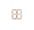ROGER | Ceiling lamp | Nickel mat | Metal