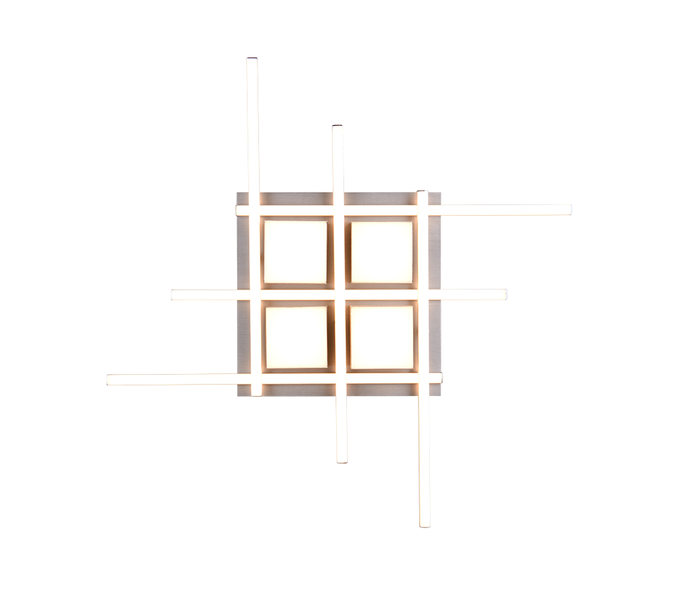 ROGER | Ceiling lamp | Nickel mat | Metal