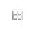 ROGER | Ceiling lamp | Nickel mat | Metal