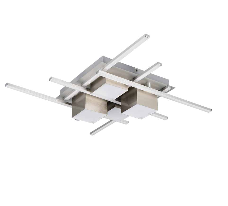 ROGER | Ceiling lamp | Nickel mat | Metal