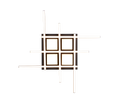 ROGER | Ceiling lamp | Black mat | Metal