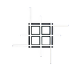 ROGER | Ceiling lamp | Black mat | Metal