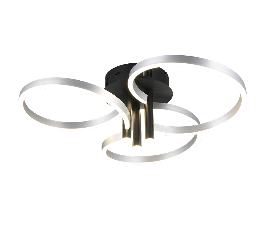 CARUSO | Ceiling lamp | Brushed aluminium | Metal
