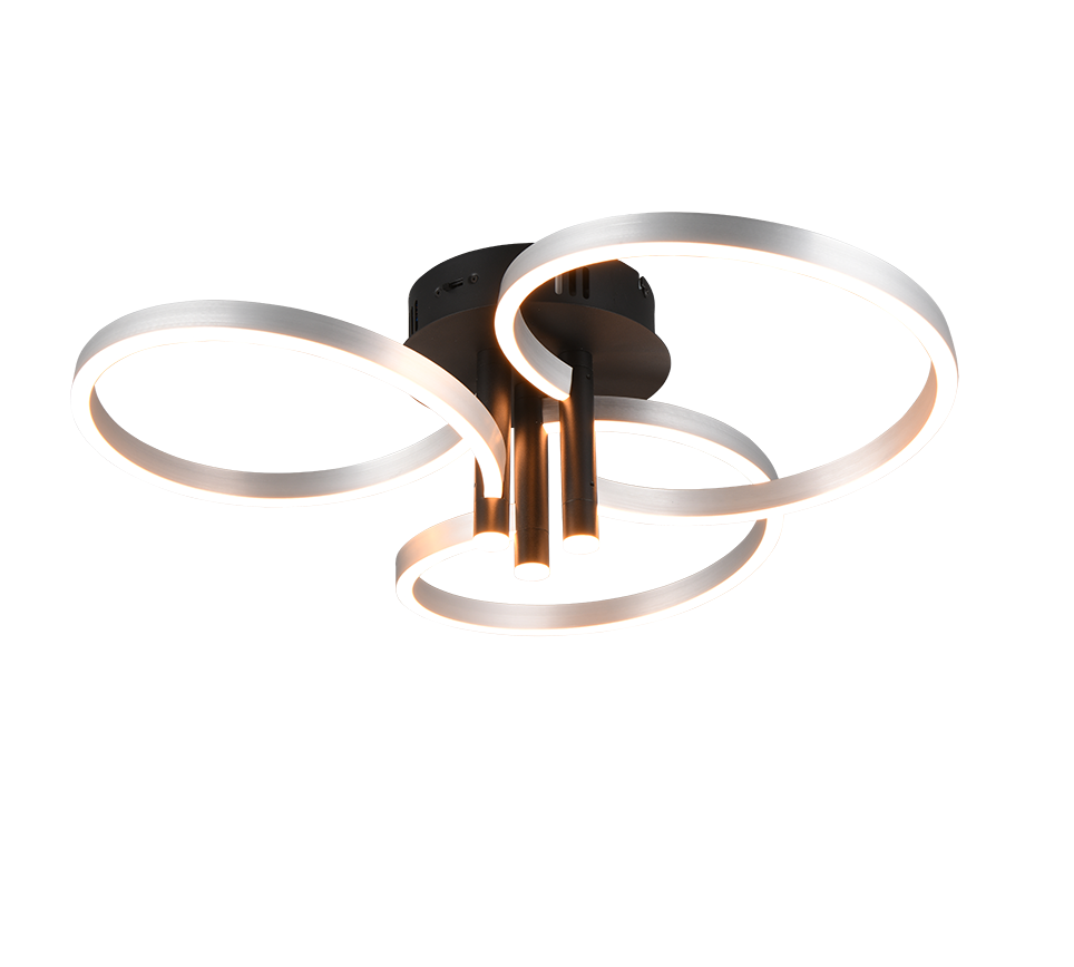 CARUSO | Ceiling lamp | Brushed aluminium | Metal